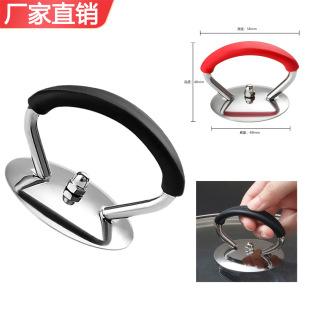 Pot Lid Handle Top Cap Silicone Anti-scalding Pot Lid Take Universal Stainless Steel Top Bead Anti-heat Lid Button Handle Kitchen Accessories