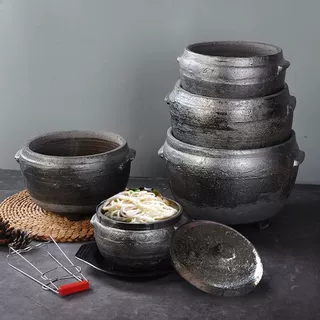 明火干烧不裂土陶瓷炖豆腐酥鱼砂锅面米线锅涮煮麻辣烫土豆粉砂锅