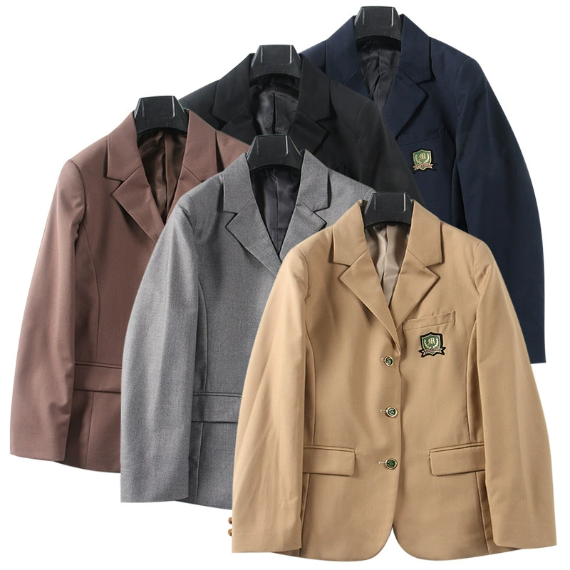 Новый JK Униформа школьный стиль мужской и женский маленький костюм ben & zuo китайское и Японское студенческое модное платье