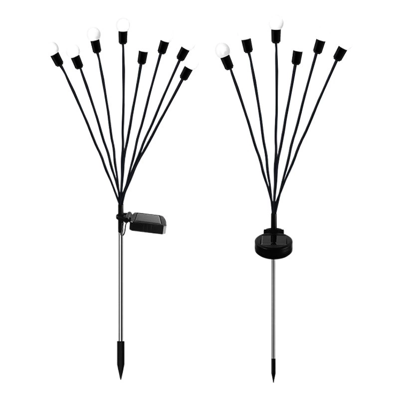 Трансграничная солнечная лампа для газона, садовая лампа, светодиодная ветровая лампа-светлячок, наземная лампа, украшение сада, праздничная лампа, качели