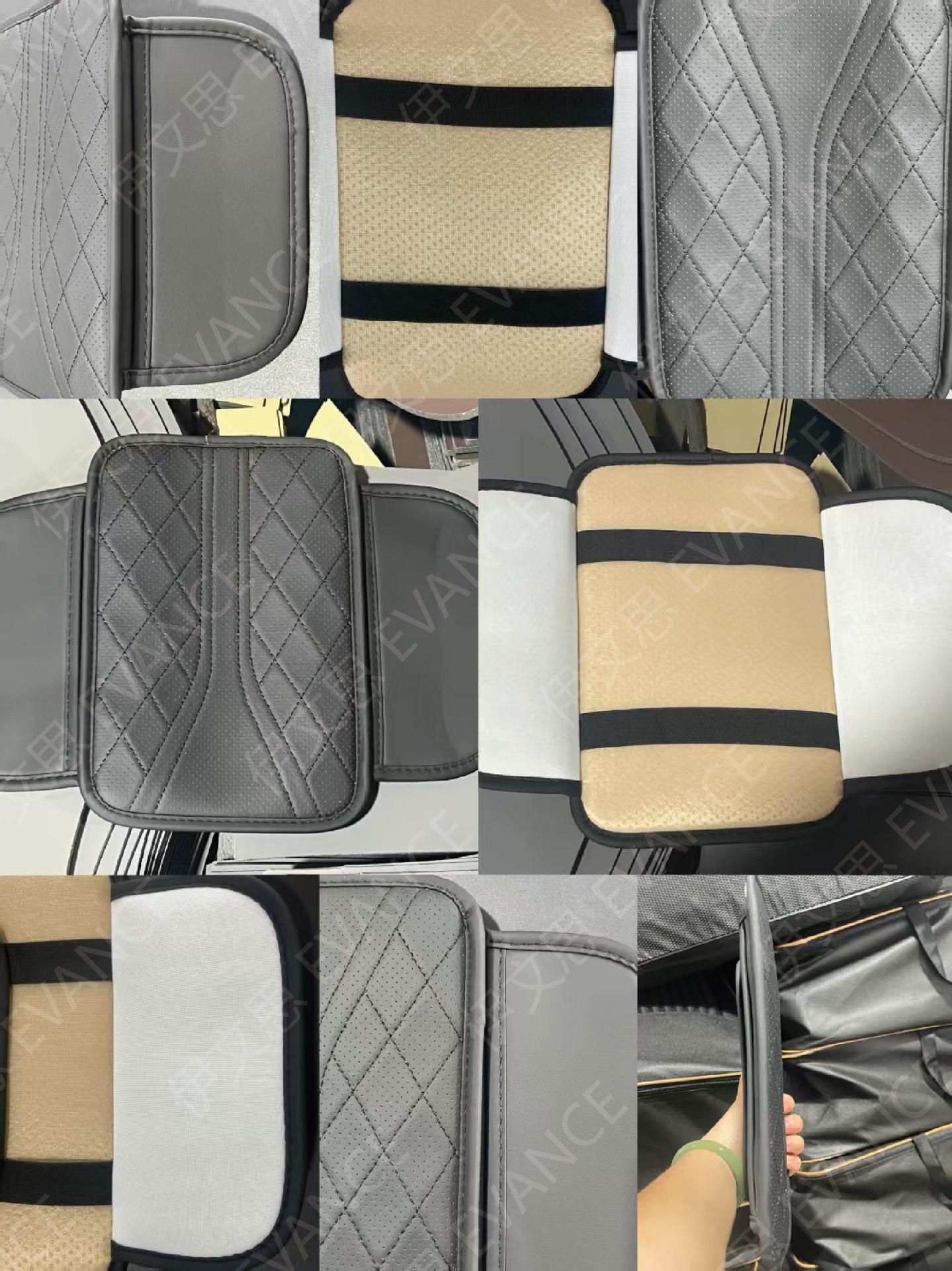 Universal car armrest box pad, storage bag, central elbow heightening pad, interior pad, armrest box heightening pad