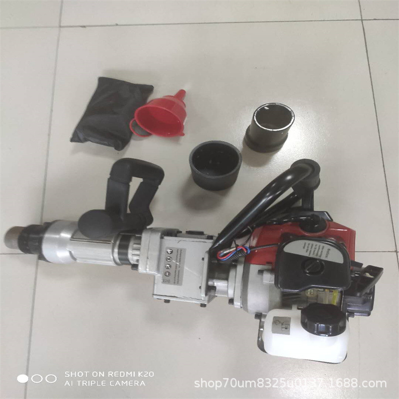 2冲程手持植桩机小型防汛打桩机四冲程打柱机