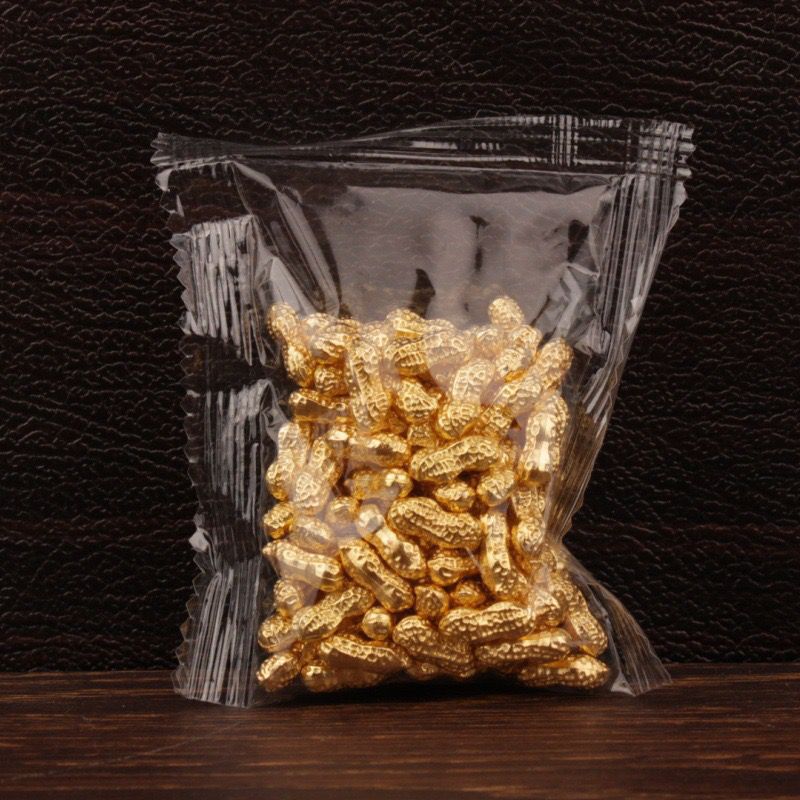 Embalaje en bolsa lingote de plástico 1cm lingote pequeño lingote de oro lingote de la suerte mini marco de fotos de lingotes especial al por mayor