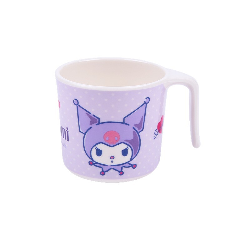 三丽鸥儿童喝水杯HelloKitty牛奶杯家用防摔带盖直饮杯幼儿园杯子|undefined