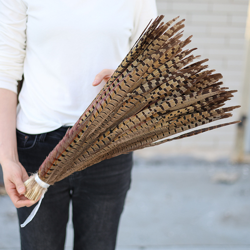 Mayorista 15 - 100cm plumas de cola de pollo de montaña, plumas de gato, plumas de gallo de montaña, plumas de gallo de Beijing, plumas de gallo salvaje