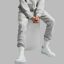 SHX新疆纯棉重磅500g毛圈面料基础大众卫裤男束脚运动宽松休闲裤