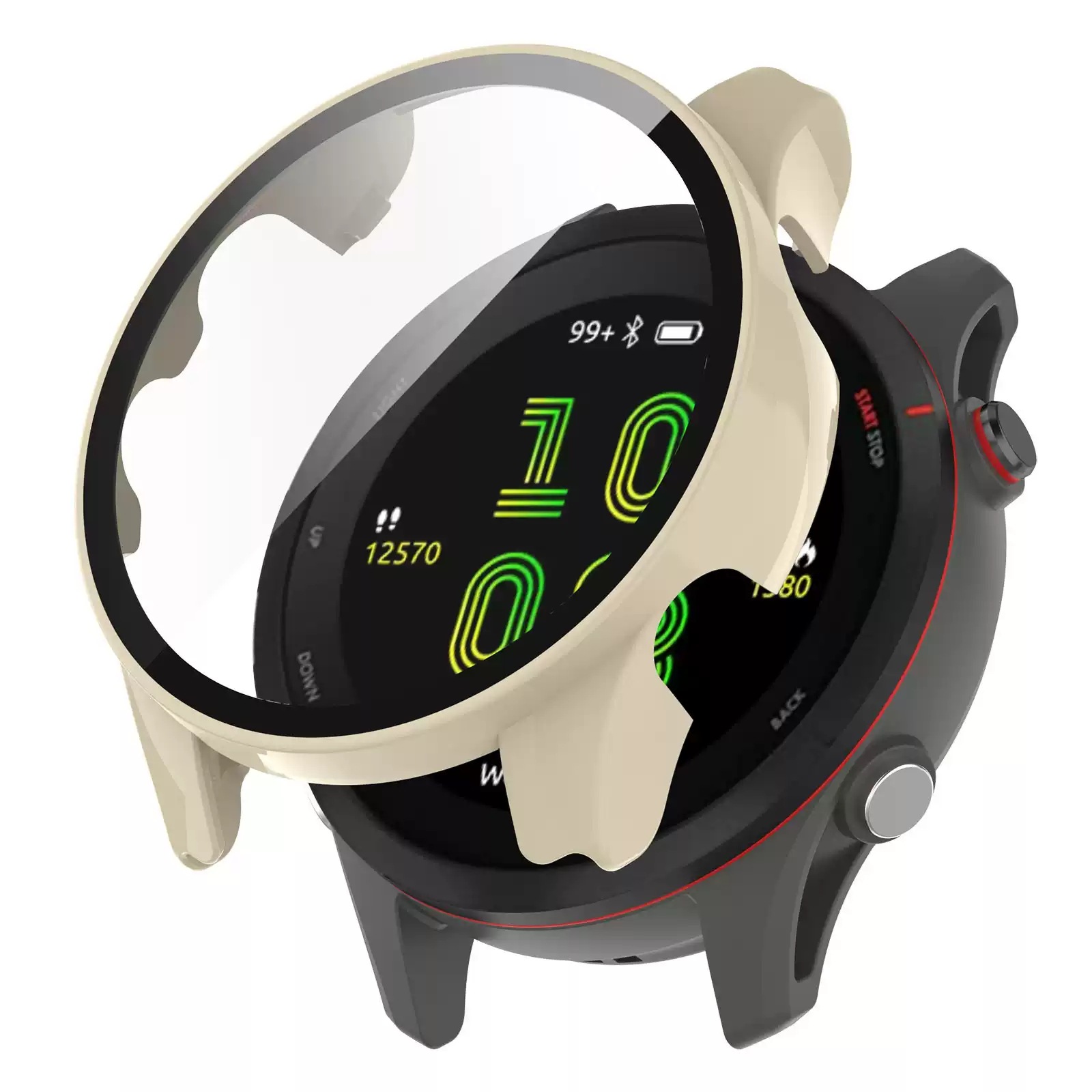 Suitable for Garmin Forerunner265 watch case, 965 wristwatch case, F970 integrated case and film undefined