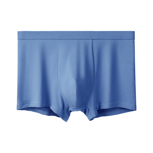 Men's Underwear 80S Pima Cotton Seamless Cotton Underwear Men's Antibacterial Breathable Boxer Briefs Large Size Underwear Wholesale