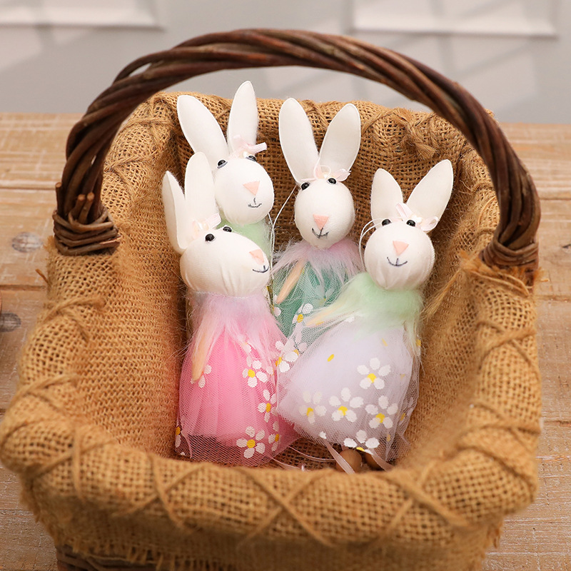 Amazon conejo de Pascua colgante conejo de Pascua decoración escena decoración al por mayor en stock
