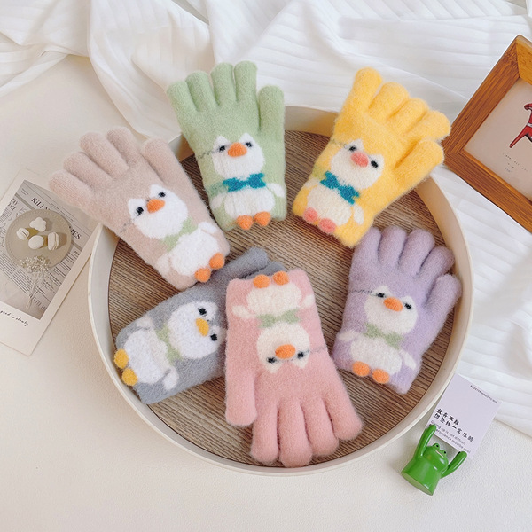 Winter children's keep warm gloves