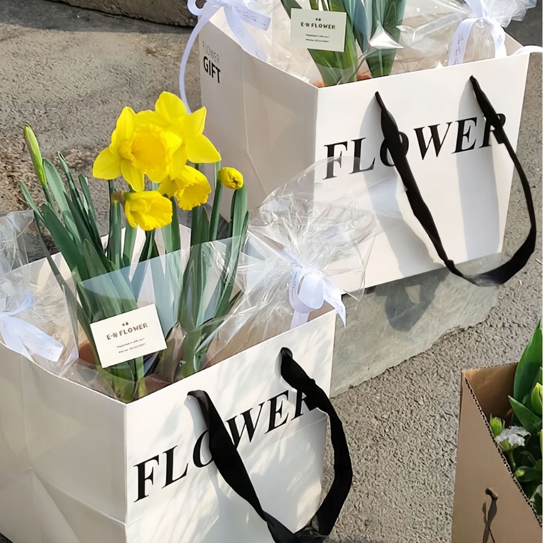 鲜花花束防尘袋 防风罩 防静电花艺透明opp膜玻璃纸袋花篮防水袋