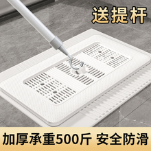 蹲便器盖板防臭堵臭器厕所蹲坑盖子洗澡挡板便池塞卫生间通用富发