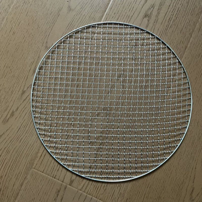 メーカー卸売り円形金属スクリーン製品ステンレス鉄材質屋外キャンプバーベキューネット家庭用囲炉|undefined