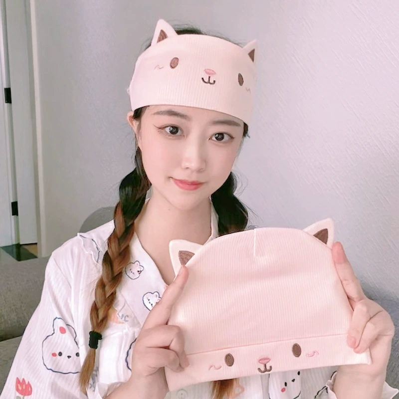 Лунная шляпа весной и летом тонкий стикер материнства ветрозащитный платок для беременных волос послеродовой милый мода мама шляпа осень и зима