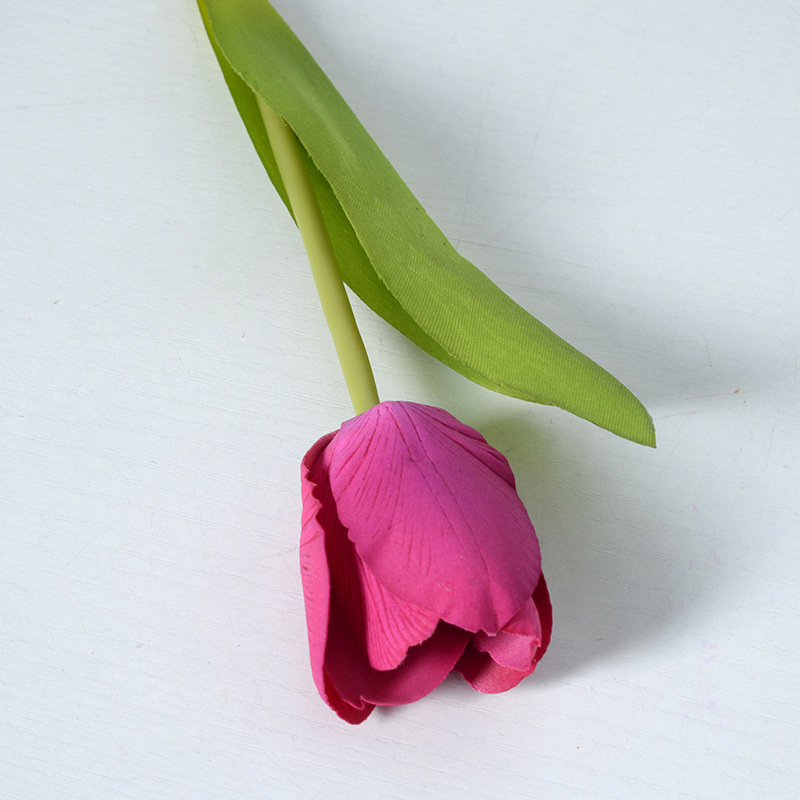 Simulación ramo de flores sensación humectante tulipán de alta calidad sensación de alta calidad decoración para el hogar flores falsas adornos accesorios de fotografía al por mayor