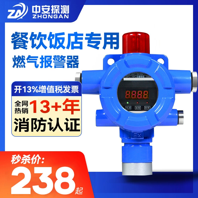 Определение концентрации природного газа в краске промышленного и коммерческого отеля