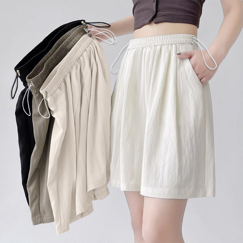 Pregnant Women's Pants Summer Trendy Mom's New Fashion All-match Ice Silk Quick-drying Wide-leg Shorts Yamamoto Pants Casual Pants Pregnant Women's Pants Summer Trendy Mom's New Fashion All-match Ice Silk Quick-drying Wide-leg Shorts Yamamoto Pants Casual Pants