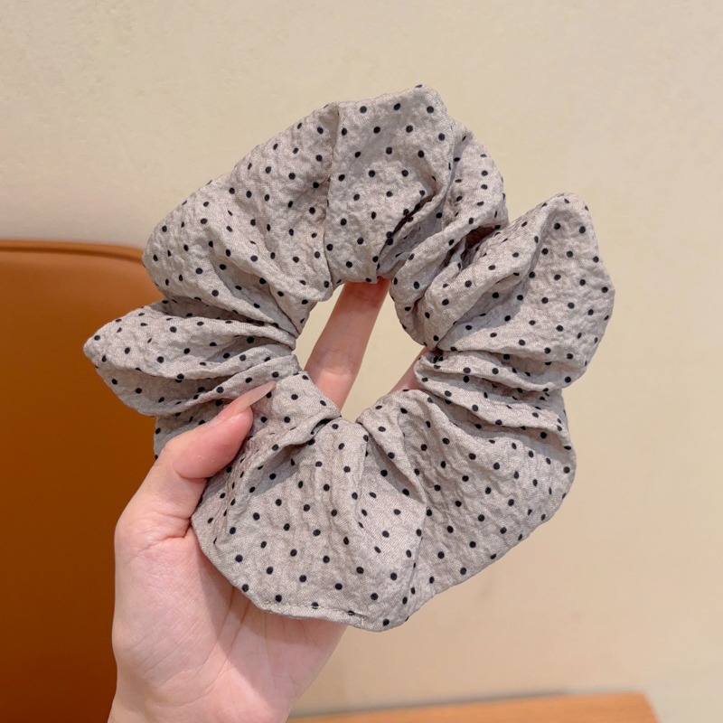 Coreana para niños ondulado punto del intestino grueso anillo de cabello de banda de goma de alta elasticidad cabello de niñas atado cabello de cabello no daña adornamiento para el cabello