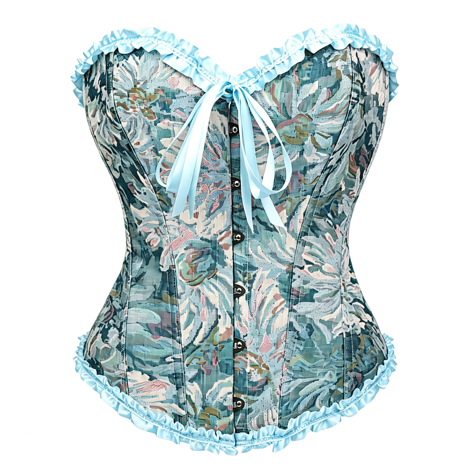 Nuevos flores de albaricoque con encaje, cintura de cintura, bra, corte, ropa de cuerpo, Aliexpress, suministro transfronterizo