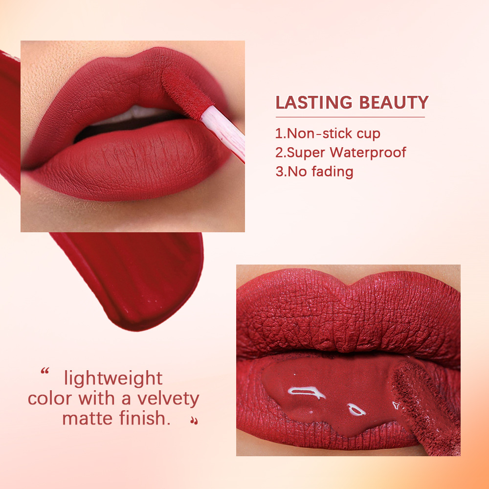 Casual Solid Color Plastic Lip Glaze display picture 3