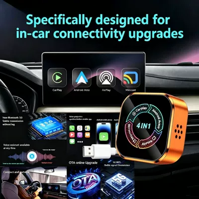 Simsiz CarPlay və Android Auto – 4-in-1 Apple and Android Mirror