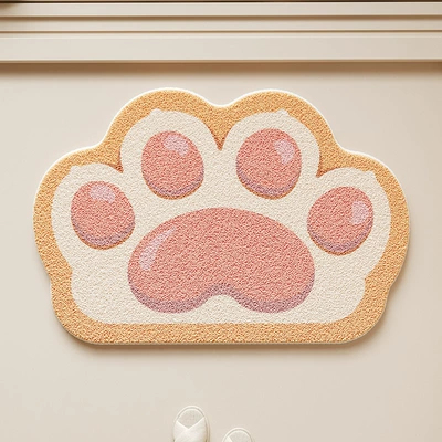 Room Balcony Decorative Floor Mat, Avtomobil döşəmə paspasları - claw-claw-orange-8-4060cm-thickened