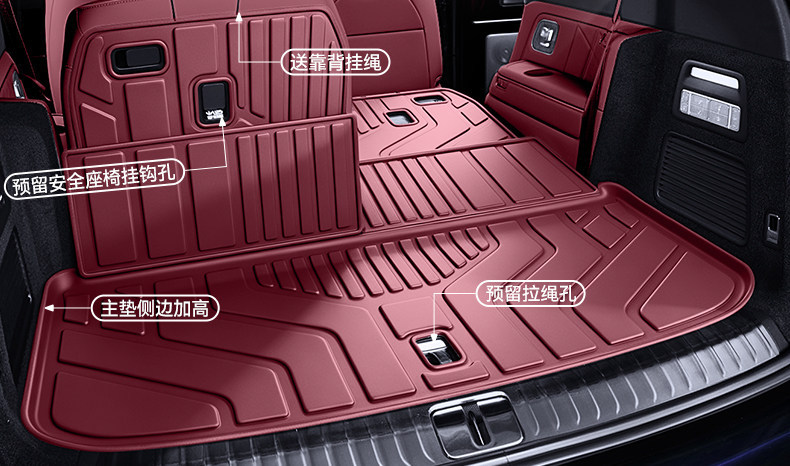 Suitable for Nio Es9 Front and Rear Trunk Mats, Tpe26 New Model Modified Decorative Accessories, Foot Mats, and Special Interior Supplies