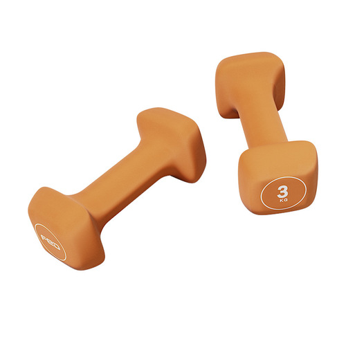 Felton frosted plastic-impregnated dumbbells, a set of home exercise equipment, solid cast iron fitness small dumbbells