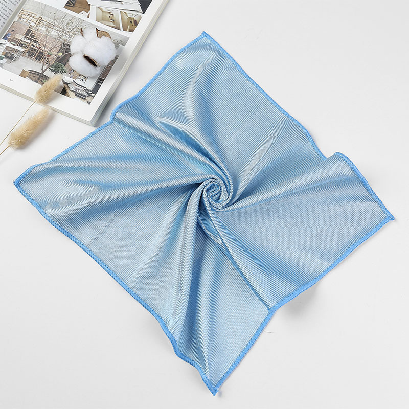 Trapos de espejo Toalla de vidrio para el hogar Limpieza El mantel absorbente no es fácil de perder el pelo, paño de limpieza sin marca de agua, paño de copa de vino