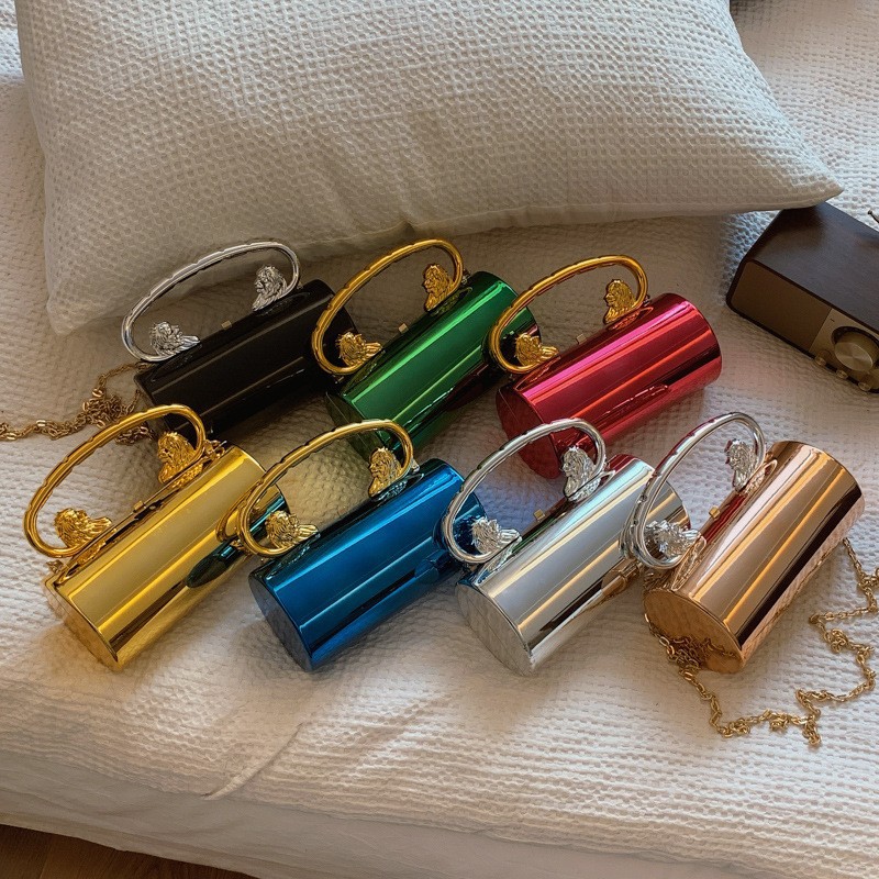 2025 nueva bolsa de cena transfronteriza tendencia de comercio exterior bolsa de mano acrílico de alta calidad chaqueta bolsa de cena