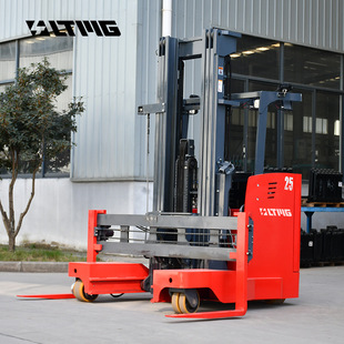 Omnidirectional Front-Moving Stacker 4.5 Tons 3.5 Tons Wide-Body Seat Driving 6m Lifting Full Electric Stacker Forklift Outlet