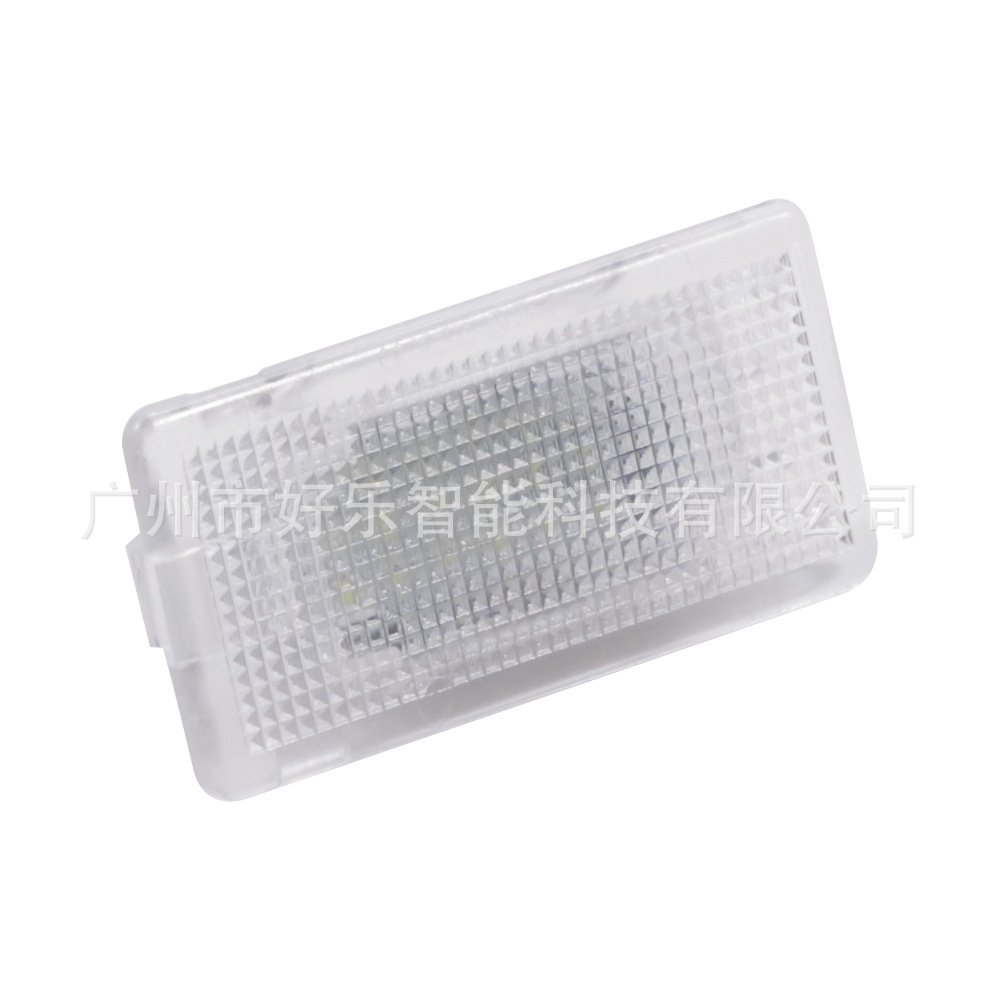 Suitable for BMW E39 LED license plate lights, transparent model, always-on white light, car license plate light replacement