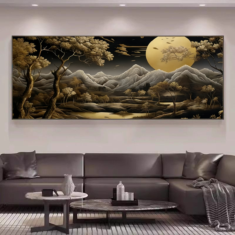 Transfronterizo Amazon pintura de diamantes fábrica de explosión venta directa pintura de diamantes DIY paisaje decoración pintura colgar paquete de herramientas '