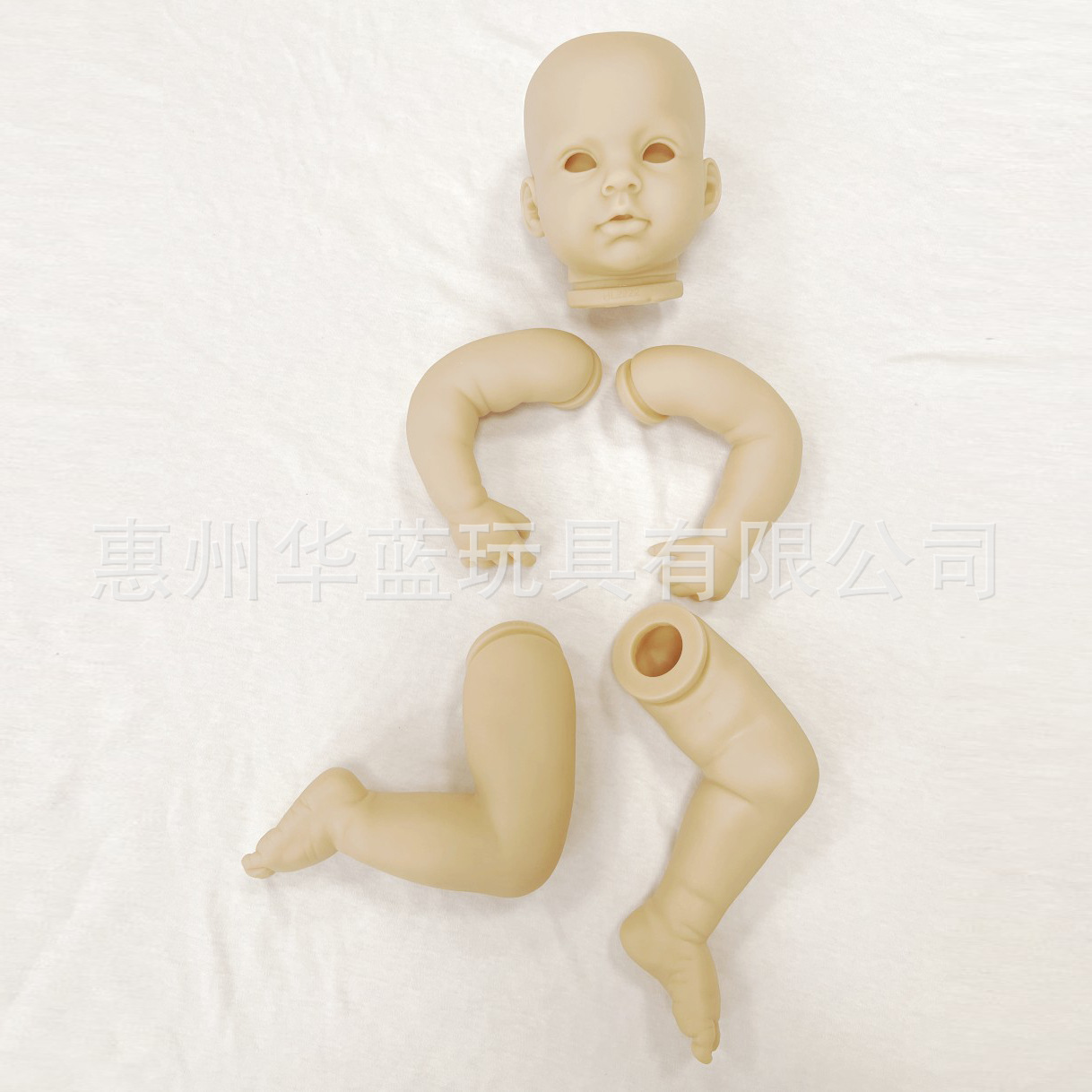 DIY 천 바디 화이트 배아 재생 인형 금형 재탄생 인형 키트 전체 비닐 사지