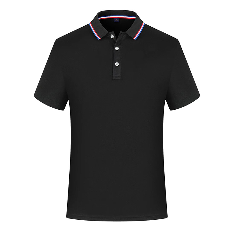 Verano versátil adelgazante antiarrugas resistente al desgaste refrescante color transpirable equipo de trabajo ropa de manga corta solapa Polo personalización