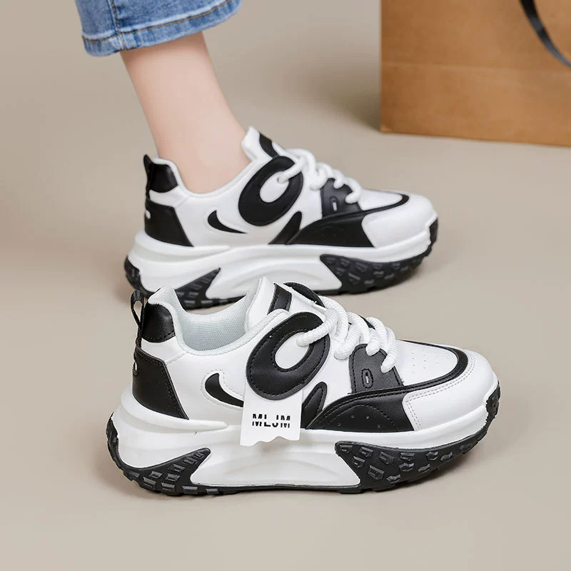 [Maillard daddy shoes women's 2024 spring new Korean version ins female student sports casual shoes thick-soled running shoes]