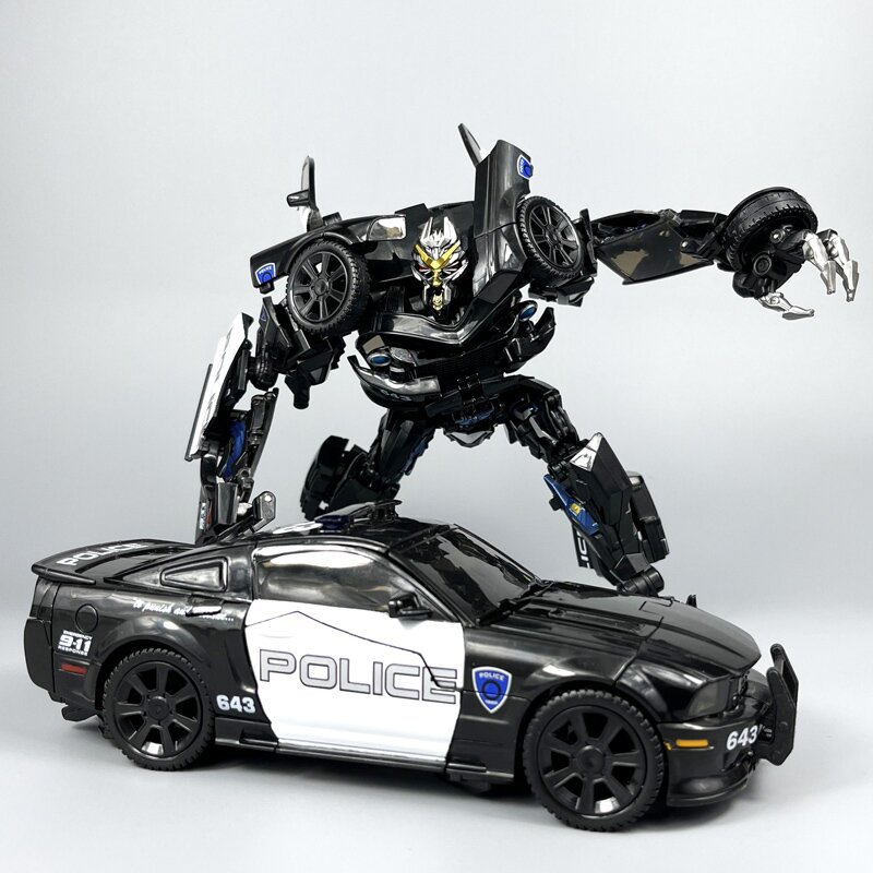 电影版 XP15路霸 变形玩具MPM05合金版路障 警车变形机器人模型-阿里巴巴