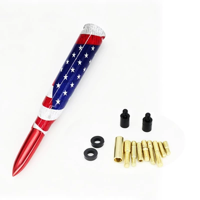 vehicle antenna – for car modification - red-colorful-national-flag-design