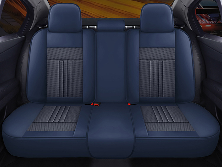 Cross-Border Car Seat Cushion New Four-Season Universal Goat Horn Full Leather All-Inclusive Breathable and Stain-Resistant Five-Seat Seat Cover
