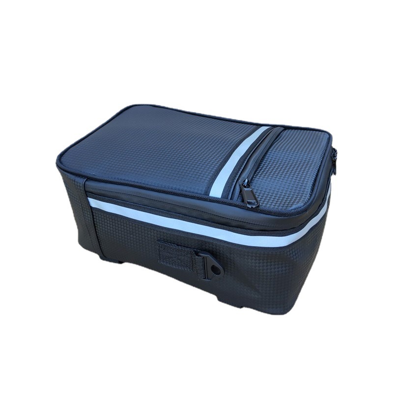 Bolsa de conducción bicicleta eléctrica trasera bolsa de asiento scooter bolsa de cola trasera bolsa de coche estante trasero bolsa de coche