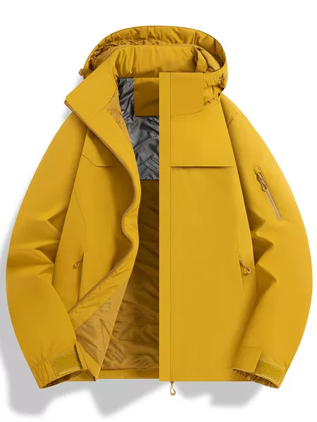 2026 New Men's Jacket for Autumn and Winter, Large Size, Thickened and Warm, Outdoor Windproof and Waterproof, Women's Mountaineering Cotton Coat