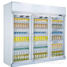 二门/三门展示柜冷藏柜一体 带玻璃门水柜 水果蔬菜冷藏陈列柜