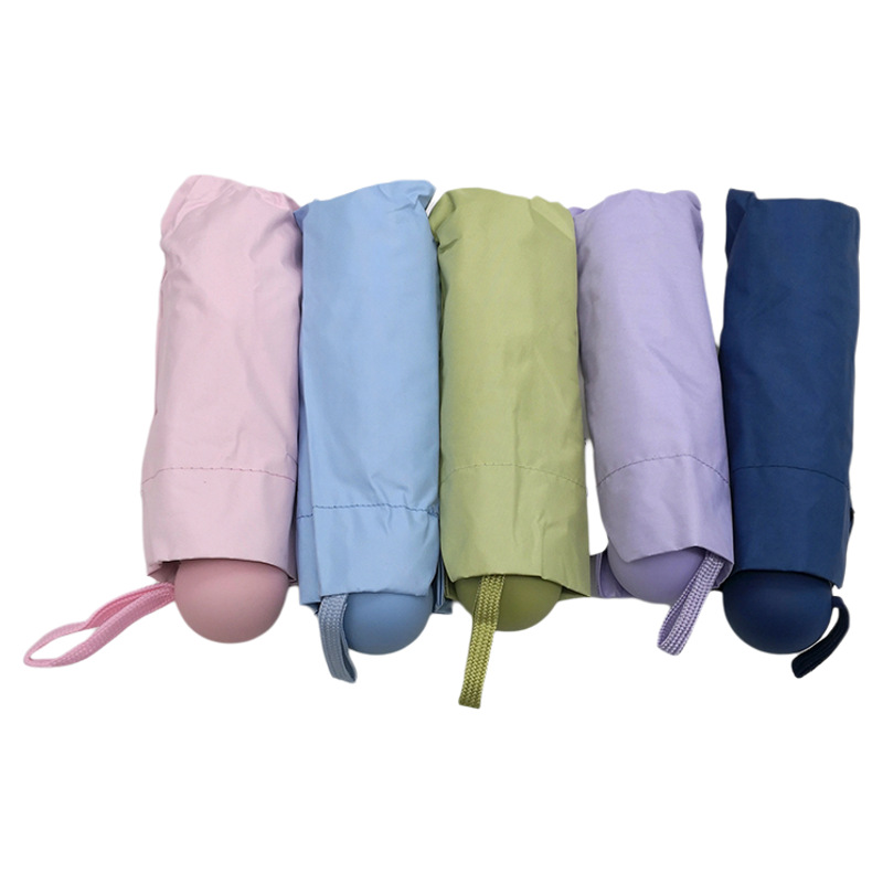 Paraguas plegables para sol y lluvia, paraguas plegables para proteger contra el sol, bolsas de mujeres, paraguas portátiles y compactos. image 4
