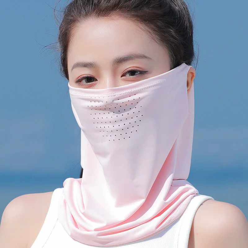 Silk mask, summer travel sports climbing scarf, sun protection, new collection