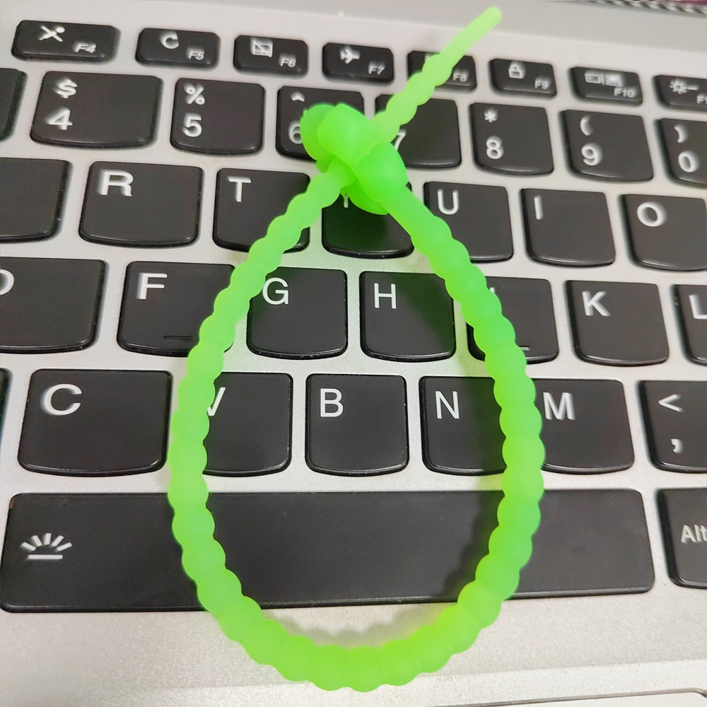 250mm de color caramelo flor pequeña cinta de silicona colgante llavero DIY bolsa de Ropa Accesorios de joyería Cordón de silicona