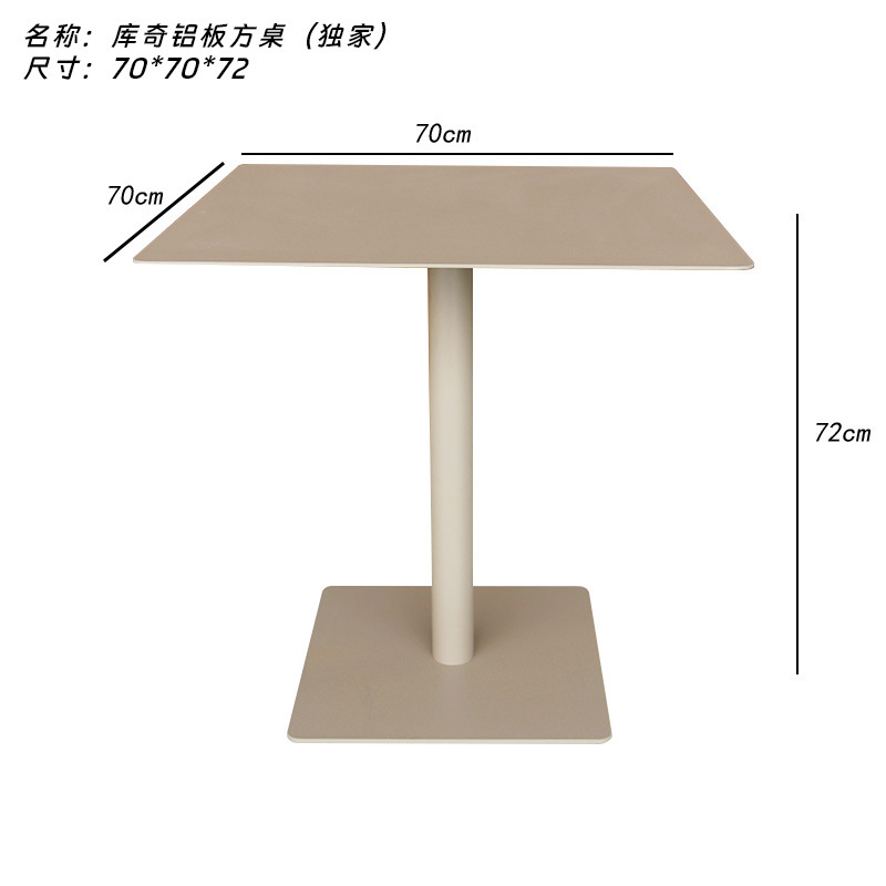 Mesa de balcón patio leche tienda de té snack centro comercial jardín terraza mesa de alojamiento mesa larga mesa de comedor estilo nórdico simple