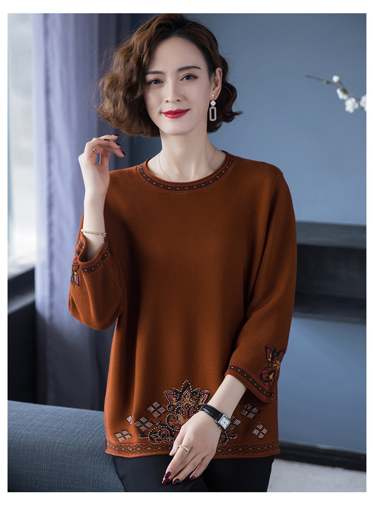 E5999 1050K ÁO THUN NỮ TAIRYA BIG SIZE NGOẠI CỠ MÙA XUÂN THU ĐÔNG TRUNG NIÊN THỜI TRANG NỮ G03 SẢN PHẨM MỚI