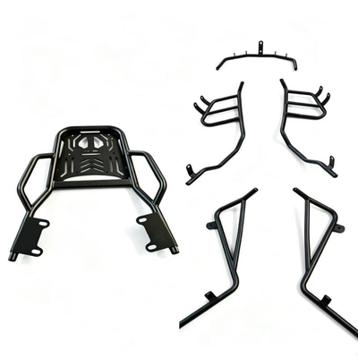 Edition/Fxpiay/Fxpro, with a Full Set of – Motorcycle bumper - thickened-front-bumper-rear-bumper-tail-rack-mavericks-fxfxplayfxpro-series