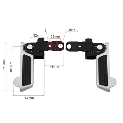 pedal non-slip rear foot rest, Electric vehicle pedal