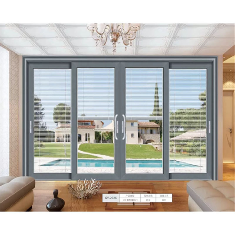 120 Series Sliding Door System Sliding Door Kitchen Balcony Partition Door Aluminum Alloy Hanging Rail Glass Sliding Door Manufacturer